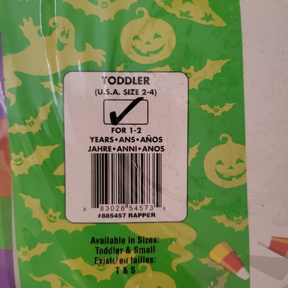 1-2 yr Halloween Costume Little Rapper outfit hat shirt pants chain - Picture 2 of 6